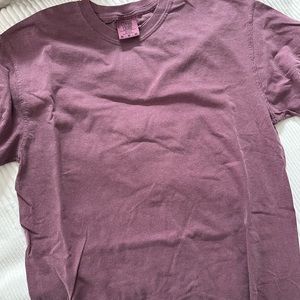 NWOT Garment-Dyed Heavyweight T-Shirt - Comfort Colors 1717 Berry